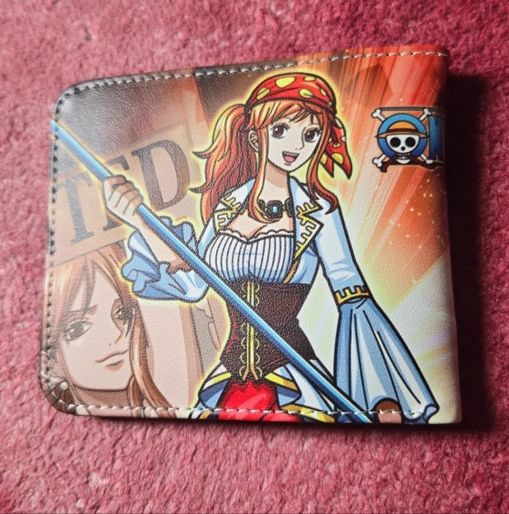 New One Piece Anime Manga Leather Wallet